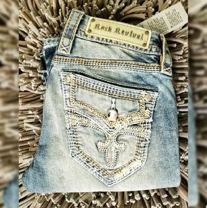 Rock Revival Boot Cut Jeans Size 26